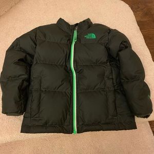 Authentic North Face Down Jacket, gray, size 4T